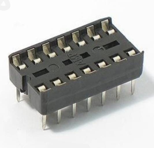 14 Pin DIP IC Base Socket Connector
