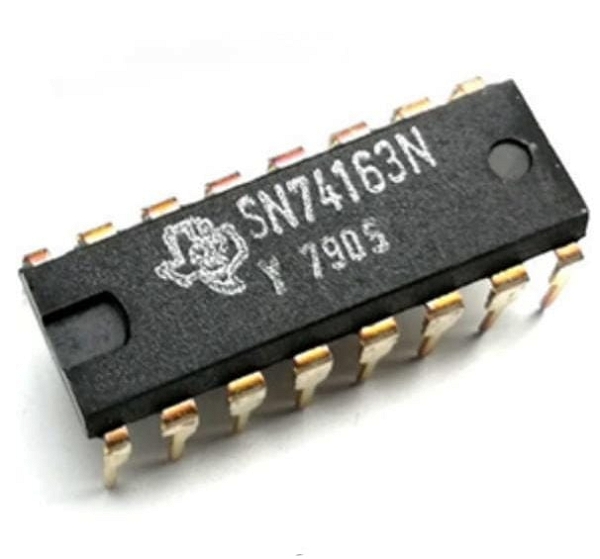 74163 IC Presettable Synchronous 4-bit binary counter IC