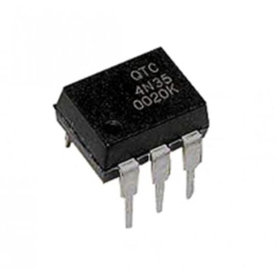4N35 1-Channel 50 mA Phototransistor Output Optocoupler