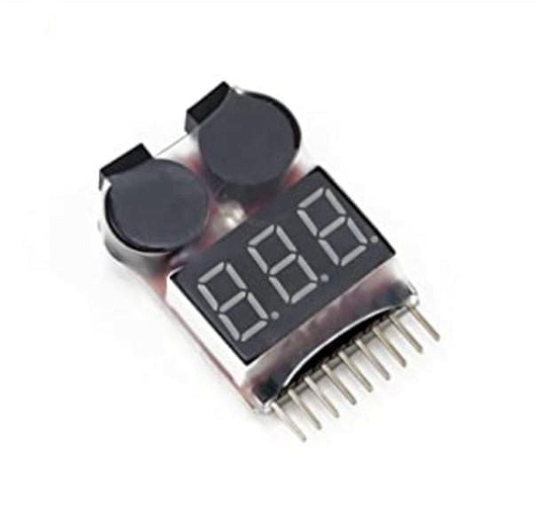 Lipo Voltage Tester with BUzzer - Low Voltage Indicator
