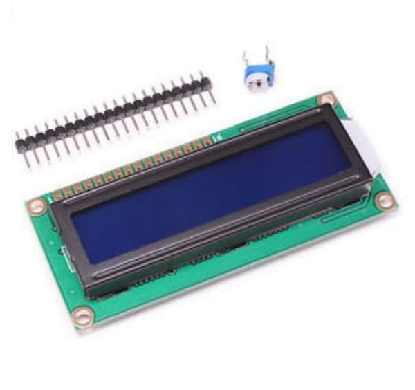 16×2 LCD Display for Arduino with Potentiometer and Male Header Pins