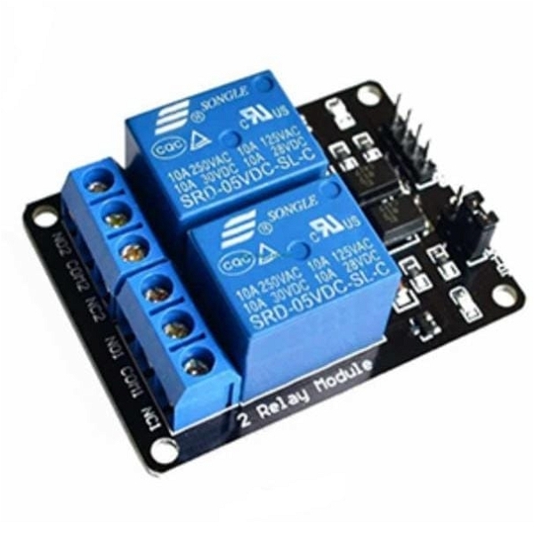 2-channel 5V Relay Module for Arduino with Optocoupler