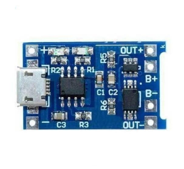TP4056 1A 5V Li-Ion Battery Charging Module with Current Protection