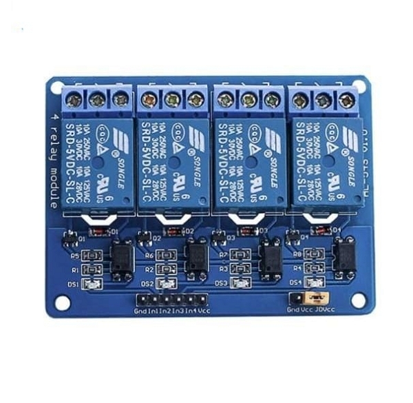 4-Channel 5V Relay Module for Arduino with Optocoupler