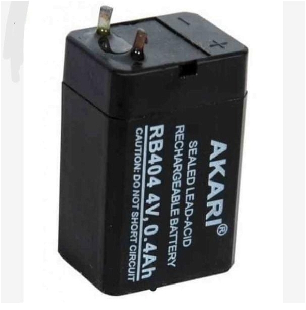 4V / 0.4 AH Rechargeable Battery for Arduino or Raspberry Pi