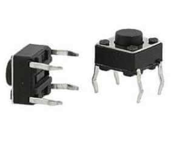 Push Button Switch DPDT 4 Pin- Pack of 4