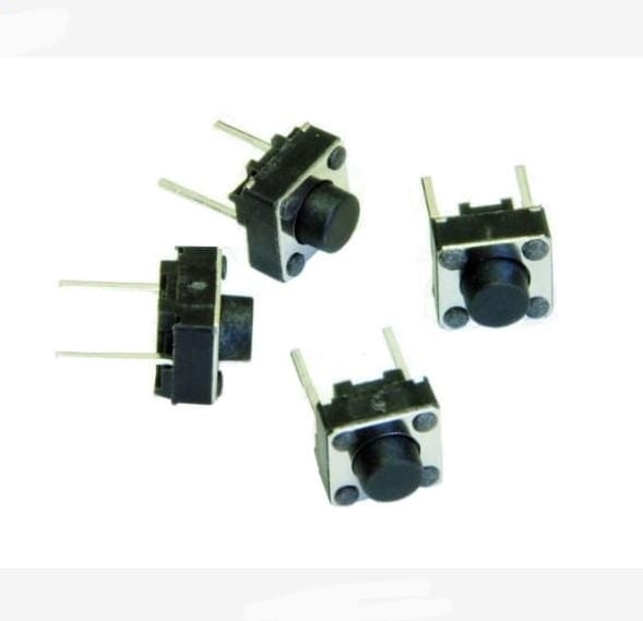 Push Button Switch SPST 2-pin Tactile Switch 4 Pcs Pack