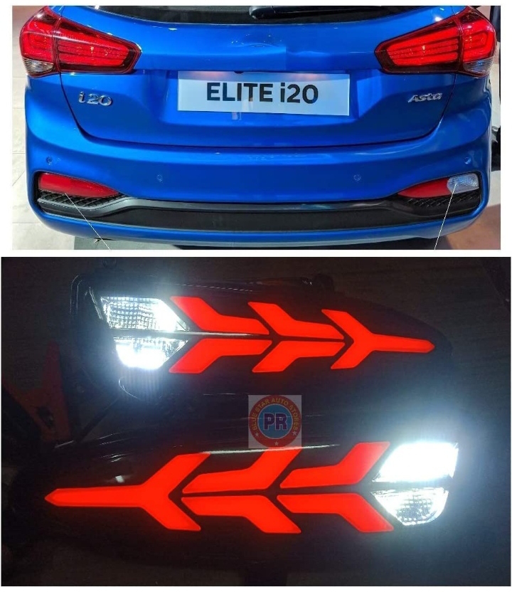 I20 Elite Model Rear Bumper LED Reflector Brake Light with Reverse