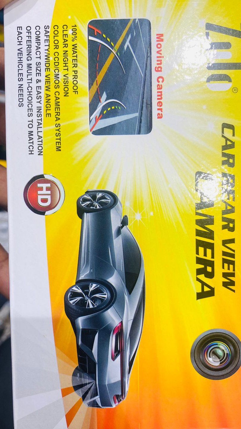 Car Reverse Camera Moving Type HD quality, Water Proof, With LED