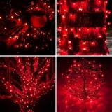Jackal 3.98 Metre Red Led Diwali Light  - Red, Rskart, Free Size