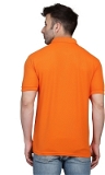 Inkkr Solid Men Polo Nack T-shirts P-1019 - Web Orange, Rskart, M