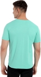 Solid Men Light Blue T-shirt  - Rskart, L