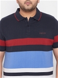 Striped Men Multicolour T Shirts  - M, Rskart