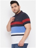 Striped Men Multicolour T Shirts  - XL, Rskart