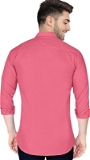 Men Solid Casual  Pink Shirt  - Rskart, M