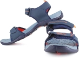 Sprex Men Navy , Orange Sandals  - RJ Solution