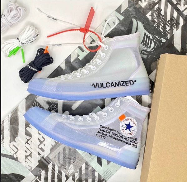 Converse Off White Vul Anized Shoes - DK STORE, 42