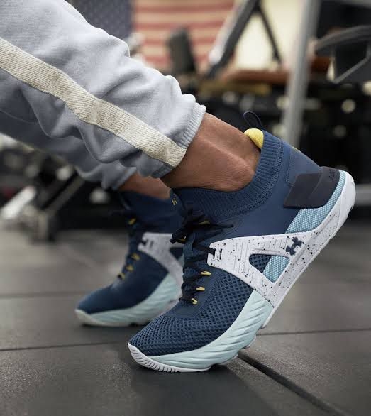 Under Armour Project Rock 4 Blue Shors - 44, DK STORE
