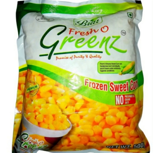 GreenZ Frozen Sweetcorn  - 500Gm 