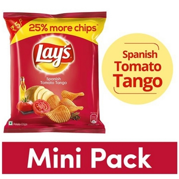 Lays Potato Chips - Spanish Tomato Tango - 60Gm