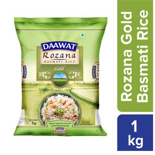 Daawat Basamati Rice  - ROZANA GOLD - 1 kg