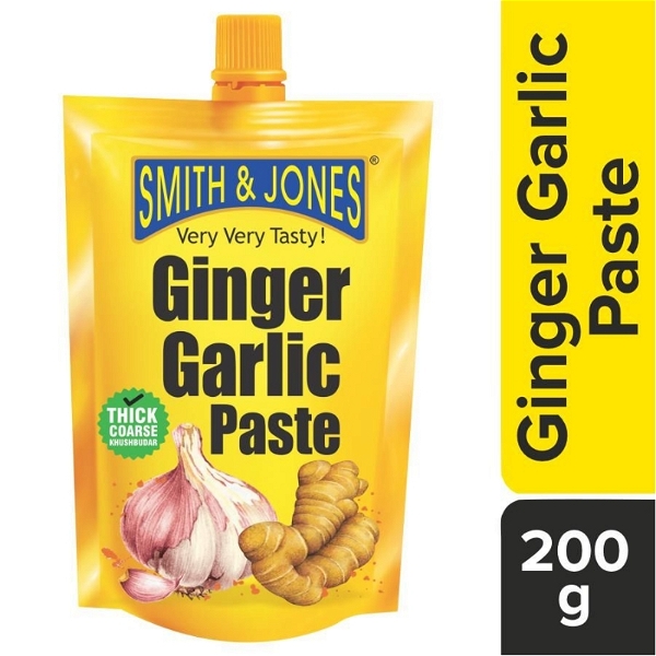 SMITH & JONES Ginger Garlic Paste - 200Gm 