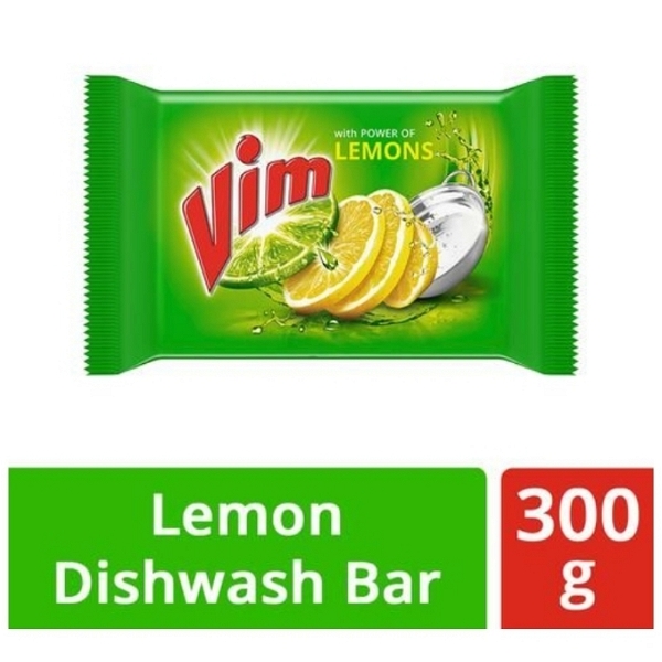 Vim Dishwash Bar Lemon  - 300Gm