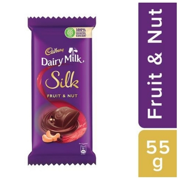 Cadbury Dairy Milk Chocolate - Fruits & Nut - 55Gm 