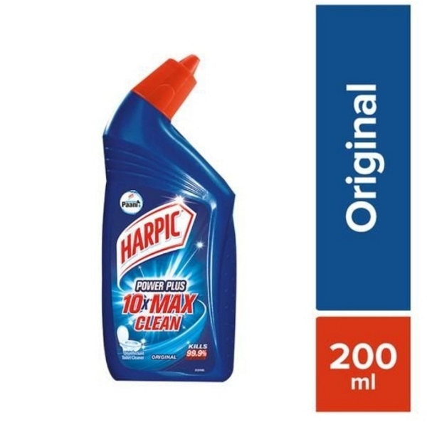 Harpic Original Disinfectant Toilet Cleaner  - 200ML, 1Ltr