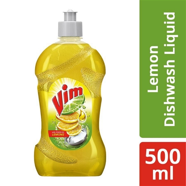 Vim Dishwash LiLiquid Gel - 500Ml