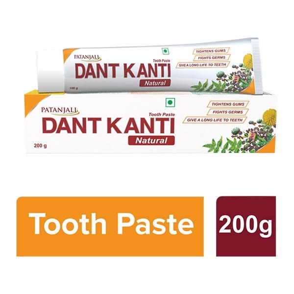 Patanjali Dant Kanti Natural Toothpaste  - 200Gm 