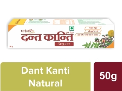 Patanjali Dant Kanti Natural Toothpaste  - 50Gm