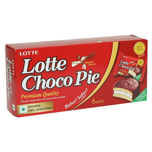 Lotte Choco Pie  - 6 Pices Pack