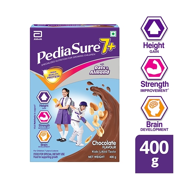 Pedia Sure 7+ Oats & Almond- Chocolate Flavor  - 400Gm