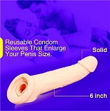 SILICON CONDOM FOR EXTRA LARGE WITH PLEASURE - 1 Piece Pack