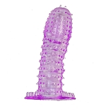 CRYSTAL DOTTED CONDOM FOR EXTRA PLEASURE  - 1 Piece Pack