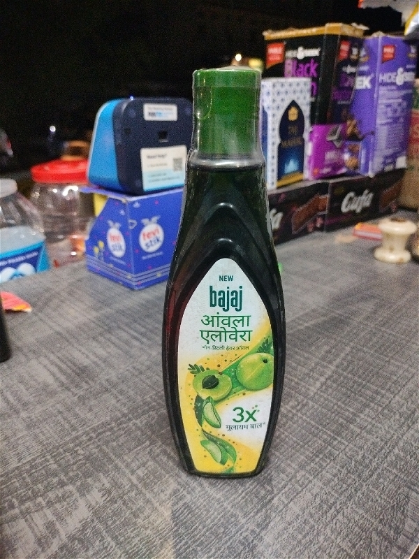 New Bajaj Anwala Aloevera Non Stiky Hair Oil 300 Ml