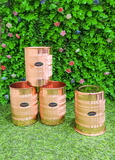 VIKRAM METAL  Copper water glass set of 4 - 3.7 INCH