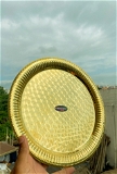 VIKRAM METAL Brass diamond plate  - 11 INCH, GOLDEN