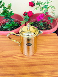 VIKRAM METAL  Brass Hammered Jug  - 9.5 INCH, GOLDEN, 2000 ML