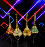 VIKRAM METAL  Brass  colour bell / ghanti  - 4 INCH, BLUE