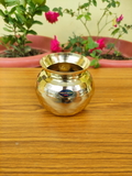 VIKRAM METAL   Brass Diamond  Lota - 3.8 INCH, GOLDEN, 400 ML