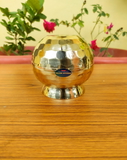 VIKRAM METAL   Brass Diamond  Lota - 3.8 INCH, GOLDEN, 400 ML