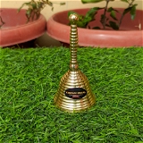 VIKRAM METAL   Brass Pooja Thali Set diamond plate  - 12 INCH, GOLDEN