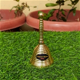 VIKRAM METAL  Brass mini  Pooja Thali Set - 8 INCH, GOLDEN