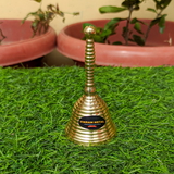 VIKRAM METAL   Brass mini Pooja Thali Set - 8 INCH, GOLDEN