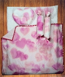 Doppelganger Homes Heart of Pink Infant Bedding Set