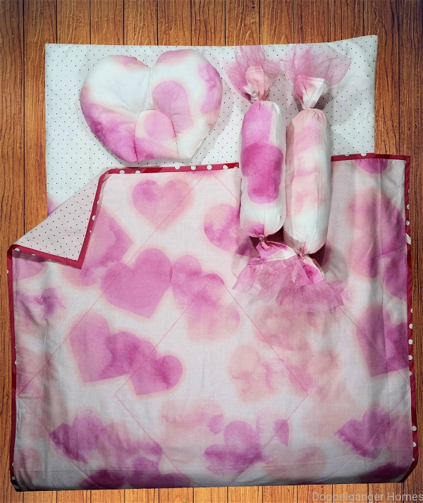 Doppelganger Homes Heart of Pink Infant Bedding Set