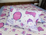 Doppelganger Homes Sweet Princess Cartoon Double Bed Sheet