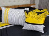 Doppelganger Homes "Valley of Yellow Roses" Double Bed sheet